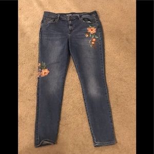 Embroidered Old Navy Jeans